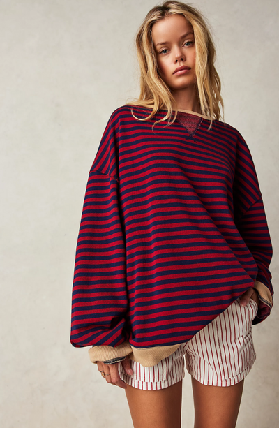 Skye | Oversized-Streifenpullover