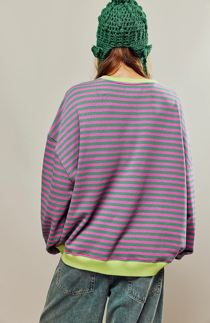 Skye | Oversized-Streifenpullover