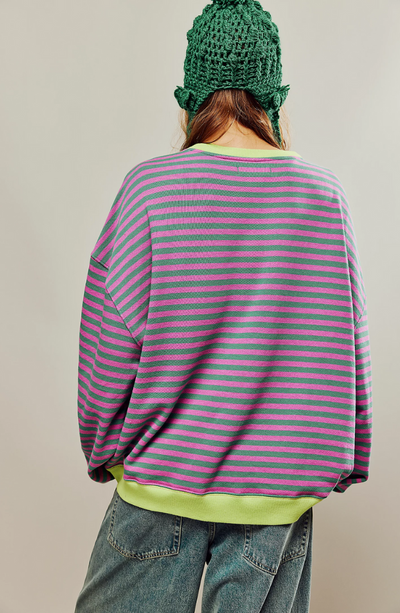 Skye | Oversized-Streifenpullover